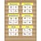Teacher Created Resources 10-Pocket Pocket Chart, Burlap, 34" x 44" TCR20839 - alternate 2
